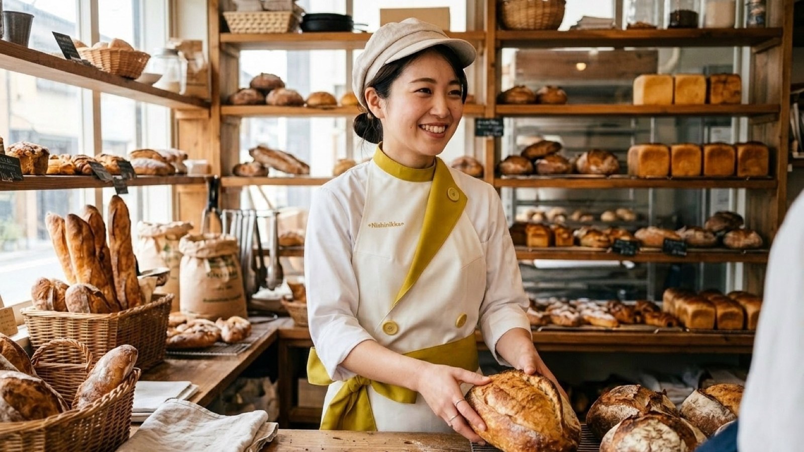 カフェエプロンの選び方｜形・丈・色から「お店の制服」の作り方まで実例で解説
